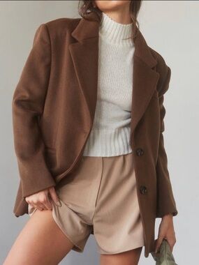 Crescent oversized wool blazer